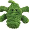 The Alligator Medium Dog Toy, Green (2 Pack)
