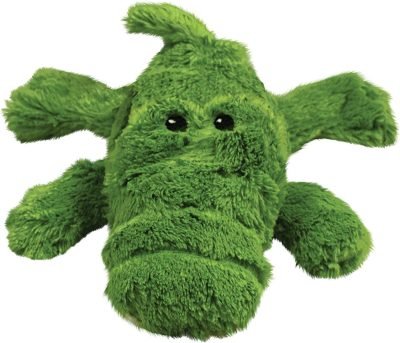 The Alligator Medium Dog Toy, Green (2 Pack)