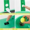 Automatic Ball Launcher for Dogs, Dog Ball Thrower Launcher with 15 Pcs Tennis Balls, 10-30 Ft Distance Settings Ball Launcher for Small Dogs, Dog Fetch Ball Thrower Green