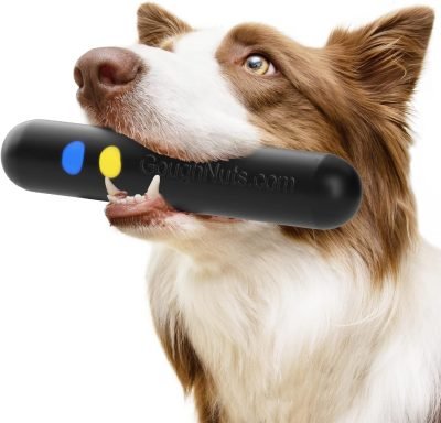 Dog Toys for Aggressive Chewers | Virtually Indestructible Dog Toys for Breeds Such as Pit Bulls and German Shepherds | Heavy Duty Rubber Stick Toy | Large