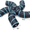 Cat Tunnel for Indoor Cats, 2 Way/3 Way/4 Way/5 Way Cat Tubes and Tunnels Collapsible S-Shape Small Animal Tubes Kitty Tunnels Interactive Maze Cat Toy for Kitten Rabbit Ferret - 5 Way