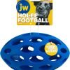 Pet Hol-ee Roller Dog Toy Puzzle Ball, Natural Rubber, Small (3 Inch Diameter), Colors May Vary