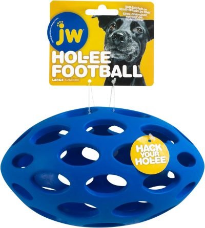 Pet Hol-ee Roller Dog Toy Puzzle Ball, Natural Rubber, Small (3 Inch Diameter), Colors May Vary