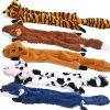 Dog Squeaky Toys 5 Pack, Pet Toys Crinkle Dog Toy No Stuffing Animals Dog plush Toy Dog Chew Toy for Large Dogs and Medium Dogs Squeeky Doggie Toys Puppy Toys Squeak