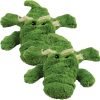 The Alligator Medium Dog Toy, Green (2 Pack)