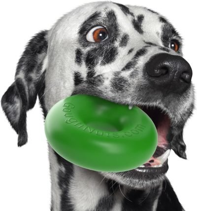 Dog Toys for Aggressive Chewers | Virtually Indestructible Dog Toys for Large Breeds Such as Pit Bulls | Heavy Duty Dog Toy | Black