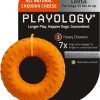 Layer Ring Toy for Large Dog (35lbs & up) - Engaging All-Natural Cheddar Cheese Scented Durable Dog Chew Toys for Aggressive Chewers - Easy to Clean - Interactive & Non-Toxic