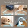 Interactive Cat Toys for Indoor Cats, 2-Speed Smart Automatic Cat Mouse Toy with LED Wheels, USB Rechargeable,Relieve Lack of Exercise for Cats Kittens