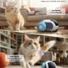 Cat Toys for Indoor Cats, Smart Interactive Cat Toy with 2-Speed Adjustment, Remote Control & USB Rechargeable Automatic Cat Exercise Toys for Bored Indoor Adult Cats Kittens (Blue)
