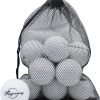 Tennis Balls, 12 Pack Advanced Training Tennis Balls Practice Balls, Come with Mesh Bag for Easy Transport, Good for Beginner Training Ball