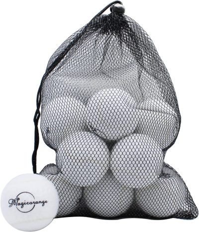 Tennis Balls, 12 Pack Advanced Training Tennis Balls Practice Balls, Come with Mesh Bag for Easy Transport, Good for Beginner Training Ball