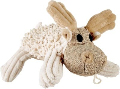 81BHwIt33rL._AC_SL1500 Durable Natural Nubby Plush Dog Toys with Squeaker and Crinkle Paper in Multi-Size (Natural Octopus - L, 18 Inch), All Breed Sizes