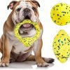Dog Balls Tennis Ball Toys Dog Toys for Aggressive Chewers Durable Teething Chew Toys Water Toy Fetch Balls for Large Medium Small Dog and Puppies (4 Balls)