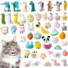 81DYqrpg_jL._AC_SL1500 50 Pcs Catnip Toys for Indoor Cat Plush Cats Toys Bulk Interactive Catnip Filled Kitten Toys Cat Chew Toy Pet Cats Supplies