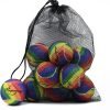 Tennis Balls, 12 Pack Advanced Training Tennis Balls Practice Balls, Come with Mesh Bag for Easy Transport, Good for Beginner Training Ball