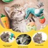 81HGSBKthTL._AC_SL1500 50 Pcs Catnip Toys for Indoor Cat Plush Cats Toys Bulk Interactive Catnip Filled Kitten Toys Cat Chew Toy Pet Cats Supplies