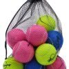 Tennis Balls, 12 Pack Advanced Training Tennis Balls Practice Balls, Come with Mesh Bag for Easy Transport, Good for Beginner Training Ball