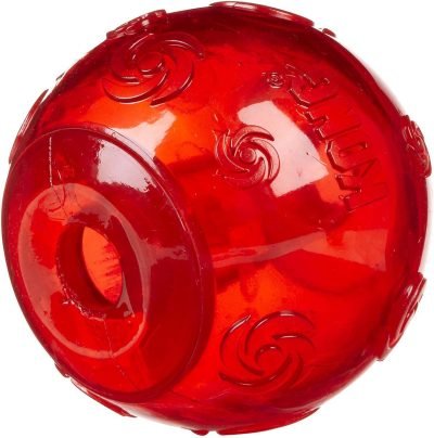 Dog Squeezz Ball Assorted Colors Large 2 Pack