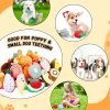 80 Pcs Dog Squeaky Toys Bulk for Small Puppy Dog Stuffed Plush Chew Toys Small Medium Dogs PET Toys with Squeakers for Puppies Teething (Novel Style)