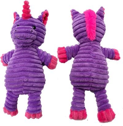 81_0V_kNePL._AC_SL1500 5 Pack Plush Toys Assortment Value Bundle Puppy Pet Mutt Squeak Toy for Medium Large Dogs