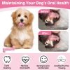 20 Pcs Puppy Toys for Teething Chew Toys for Small Dogs Cute Pink Soft Squeaky Puppy Teething Toys Rubber Outdoor Interactive Dog Toys for Puppies Small Breed Cleaning Doggy Teeth