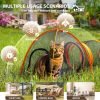 Outdoor Cat Tunnel, Pop Up Cat Tent - Outdoor Cat Playpen, Tents for Small Animals, Provides Double Fun with 2-Way Cat Playpen, Cat Tents for Outside
