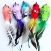 Cat Feather Toy Refill Cat Wand Attachments, 5 PCS Feathers Cat Toy Refills, Cat Wand Replacement Feather Bird for Cat Toy