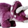 Fluff & Tuff, Charlie Triceratops Plush Dog Toy, Large, 14"