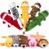 Dog Squeaky Toys, 5 PCS Crinkle Plush Dog Toys, No Stuffing Dog Toys for Small Medium Large Dogs, Stuffless Puppy Toys for Boredom