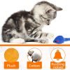 120 Pcs Rainbow Furry Cat Mouse Toys Interactive Rattle Cat Toy Mice Small Soft Rustle Sound Kitten Toys for Pets Cat Puppy Kittens Play, Assorted Colors