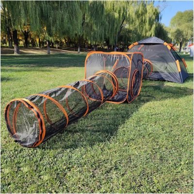 91Ak6au7qhL._AC_SL1500 Portable Outdoor Cat Enclosures for Indoor Cats, 4-in-1 Large Cat Tent Outdoor with Tunnel for Cats and Other Pets