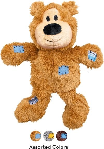 Wild Knots Bear - Internal Knotted Ropes and Minimal Stuffing for Less Mess (Assorted Colors) - For X-Large Dogs