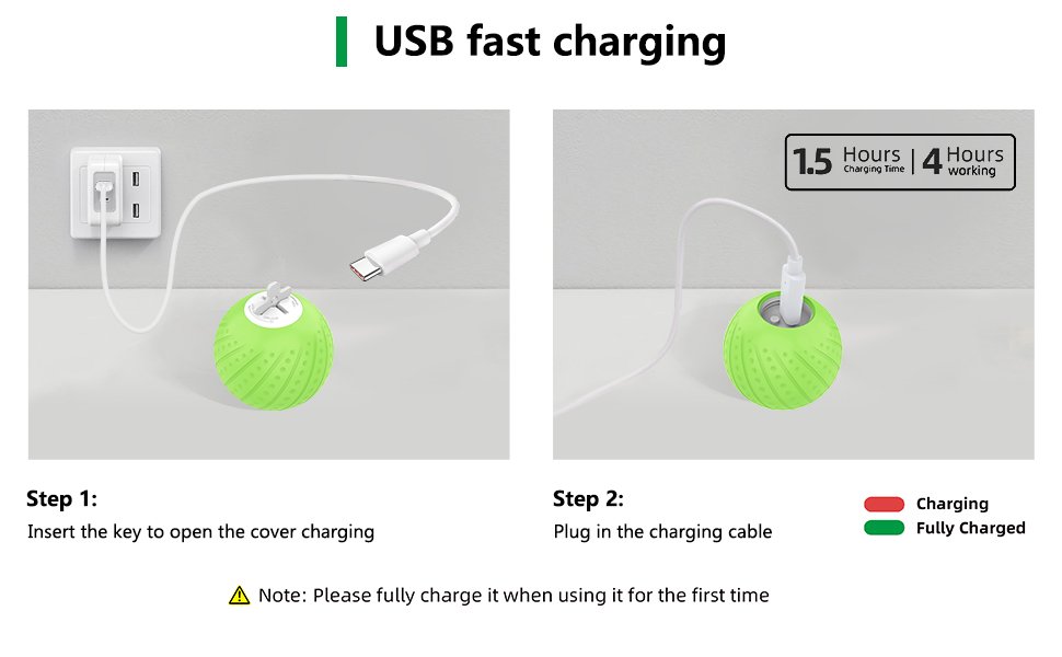 USB-C Rechargeable Built with 250mAh battery, charging 1.5 hours, working for 4 hours continuously