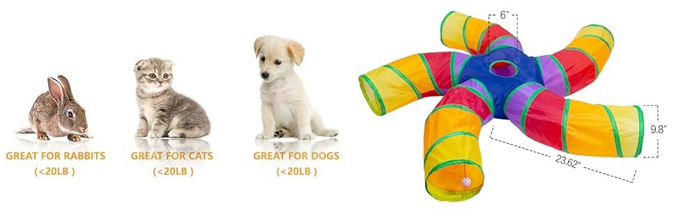 This product is suitable for kittens, puppies and rabbits less than 20 pounds.