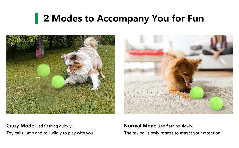 2 modes available Irregular Rolling Mode:Press the button ( Led flashing slowly), and it will auto