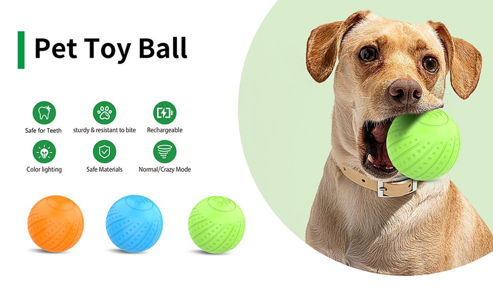 aduo dog toy ball powered ball