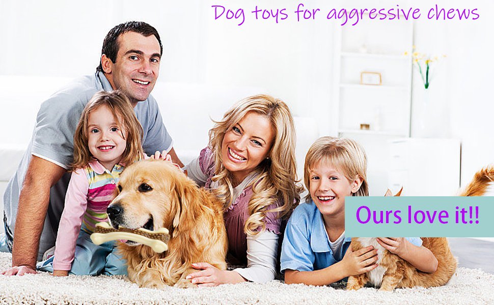 Dog toys for aggressive chews, dog chew toy keeps your fur friend busy
